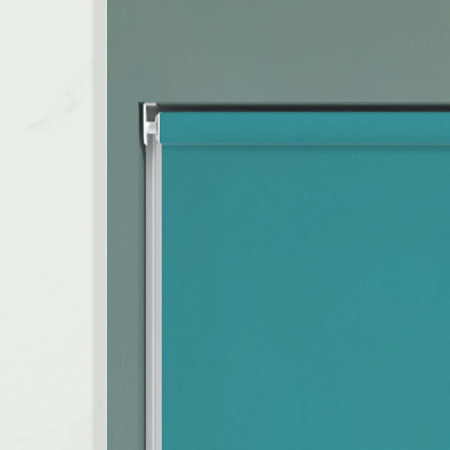 Luxe Teal Cordless Roller Blinds Product Detail