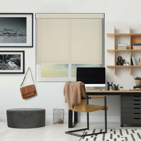 Luxe Vanilla No Drill Blinds