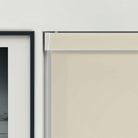Luxe Vanilla Pelmet Roller Blinds Product Detail