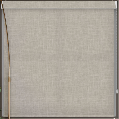Lyra Beige Pelmet Roller Blind Cropped Image