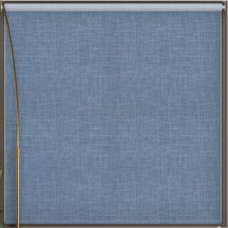 Lyra Blue Cordless Roller Blind Cropped Image