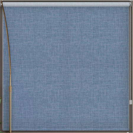 Lyra Blue Roller Blind Cropped Image