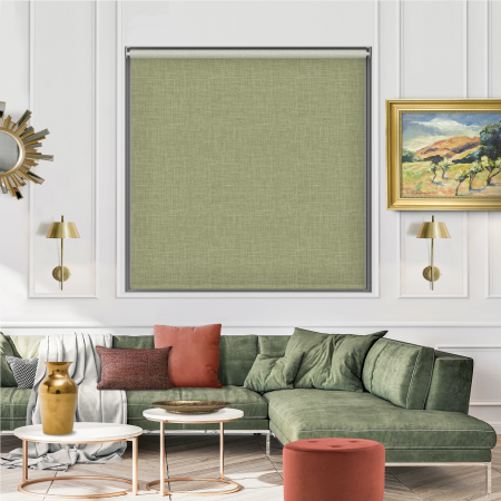 Lyra Green Cordless Roller Blind