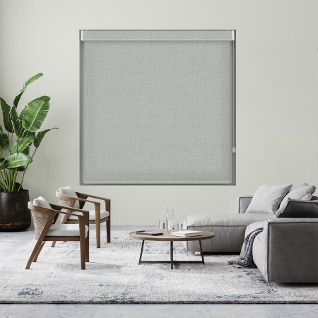 Lyra Grey No Drill Roller Blind