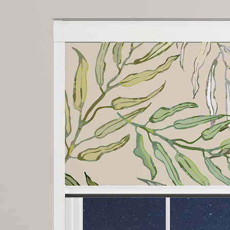 Majestic Palms Light Electric BlocOut Cassette Blinds Specs