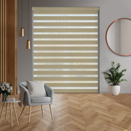 Mason Silver Grey Day and Night Blind