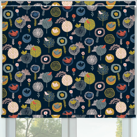 Meadowlark Colour Crush Pelmet Roller Blinds Frame