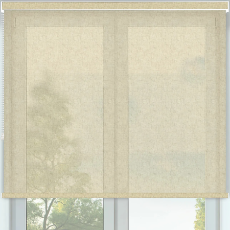 Meda Linen Pelmet Roller Blinds Frame