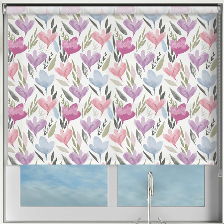 Melia Blush Roller Blinds Frame