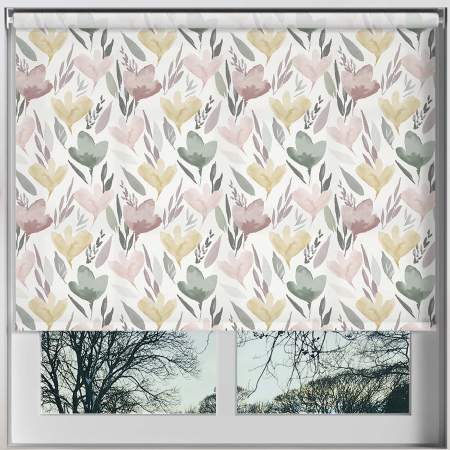 Melia Muted Cordless Roller Blinds Frame