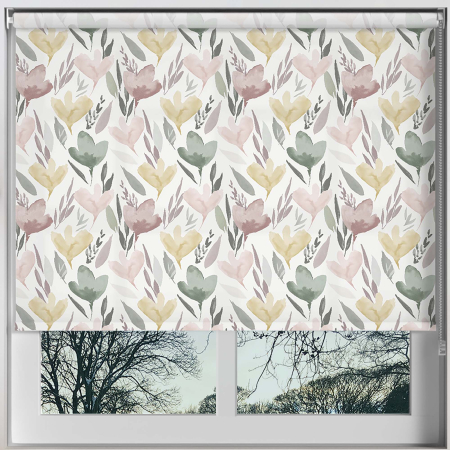 Melia Muted Roller Blinds Frame