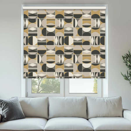 Mercer Ochre Cordless Roller Blinds