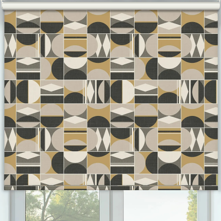 Mercer Ochre Cordless Roller Blinds Frame