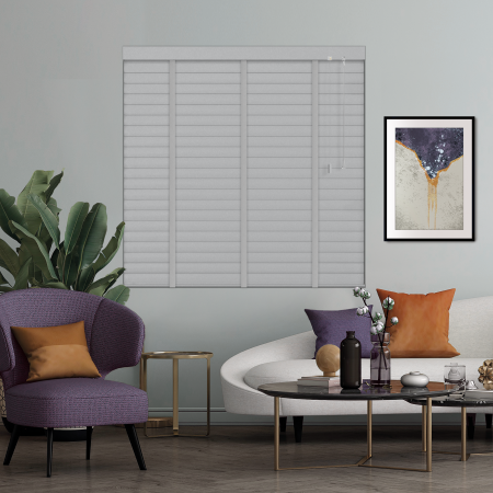 Mercury Glow with Lunar Tape Venetian Blinds