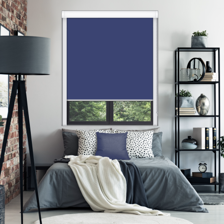Midnight Blue XL Bloc Blinds Cassette Blinds Inside Fit
