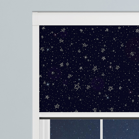 Midnight Sparkle Blue Electric BlocOut Cassette Blinds Specs