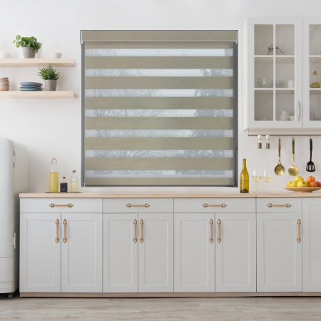 Milla Steel Grey Day and Night Blind