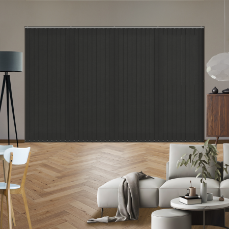 Mirage Solar Black Replacement Vertical Blind Slats