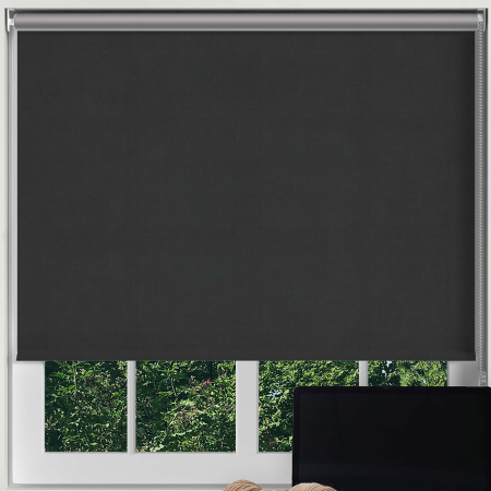 Mirage Solar Black Roller Blinds Frame