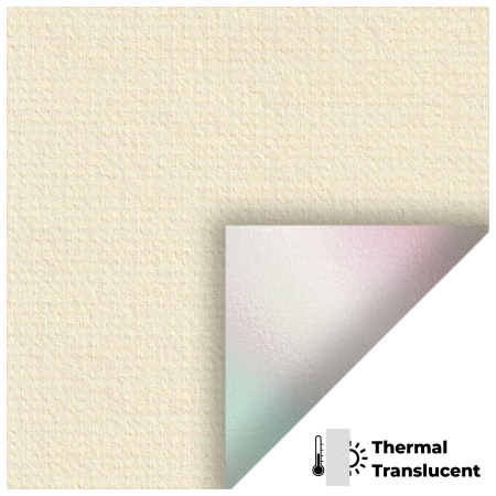 Mirage Solar Cream Roller Blinds Scan