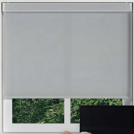 Mirage Solar Silver Pelmet Roller Blinds Frame