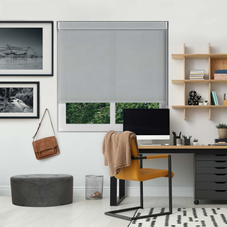Mirage Solar Silver Pelmet Roller Blinds