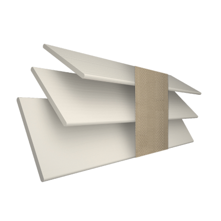 Mirage Wood Grain Faux Wood with Canvas Tape Wood Venetian Blinds 3 Slats