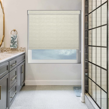 Negev Cream Pelmet Roller Blinds