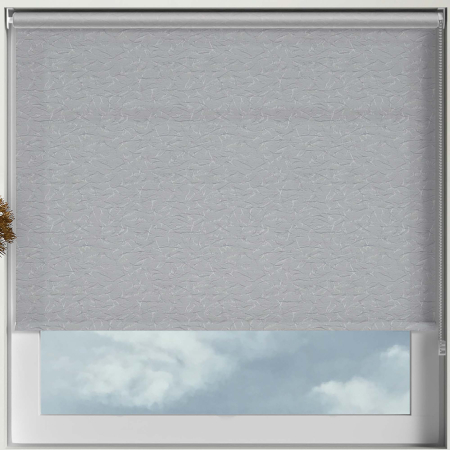 Nordic Solar Silver Roller Blinds Frame