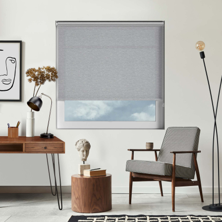 Nordic Solar Silver Roller Blinds
