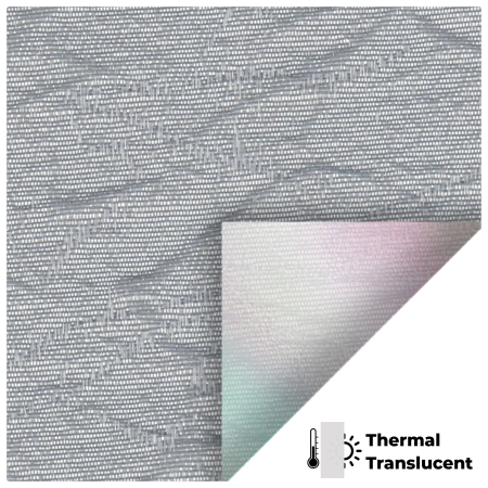 Nordic Solar Silver Vertical Blinds Hardware