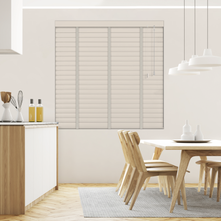 Oat Meal with Dove Tape Venetian Blinds