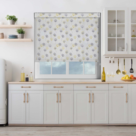 Odi Lime Pelmet Roller Blinds