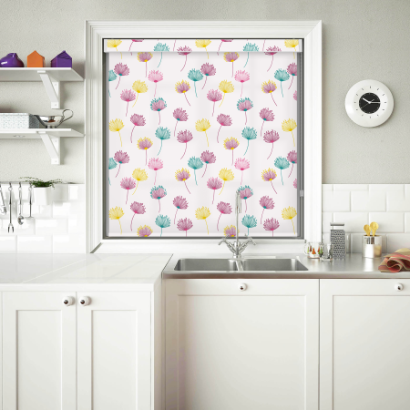 Odi Plum Pelmet Roller Blind