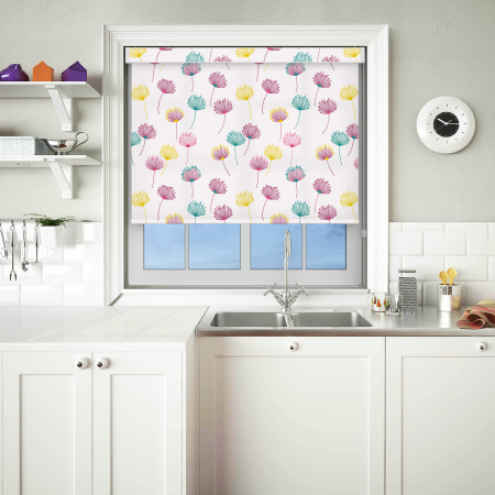 Odi Plum Pelmet Roller Blind Image 2
