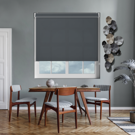 Origin Anthracite Pelmet Roller Blinds