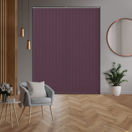 Origin Aubergine Vertical Blinds