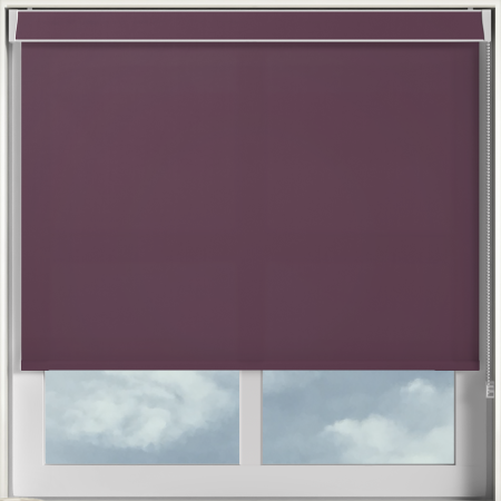 Origin Aubergine Pelmet Roller Blinds Frame