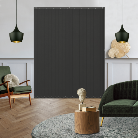 Origin Black Replacement Vertical Blind Slats
