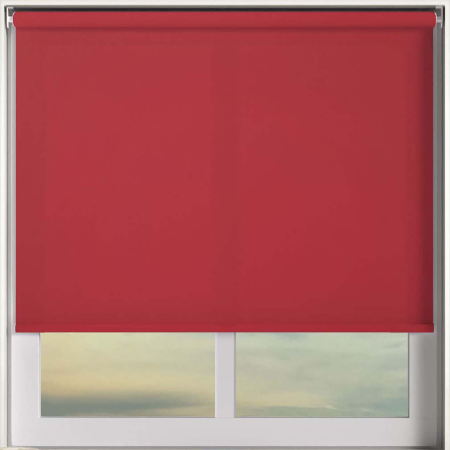 Origin Bright Red Cordless Roller Blinds Frame