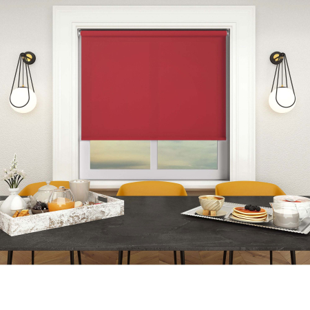 Origin Bright Red Cordless Roller Blinds