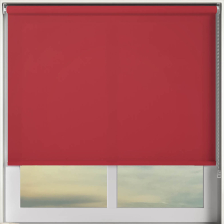 Origin Bright Red Roller Blinds Frame
