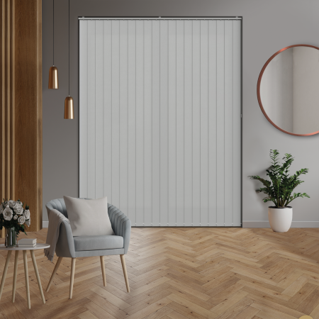 Origin Cloud Grey Vertical Blinds