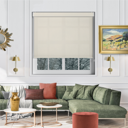 Origin Cream Pelmet Roller Blinds
