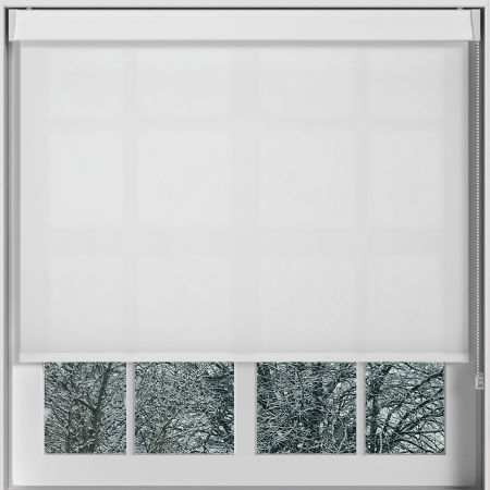 Origin Delicate White Pelmet Roller Blinds Frame