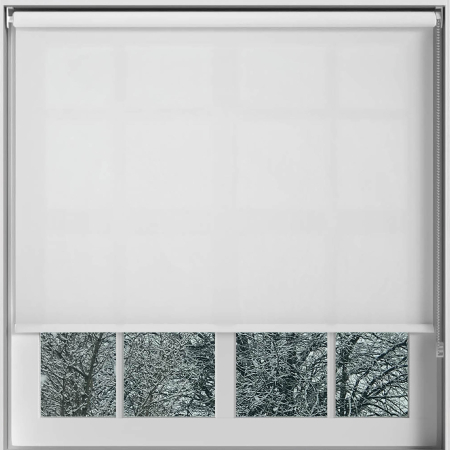 Origin Delicate White Roller Blinds Frame