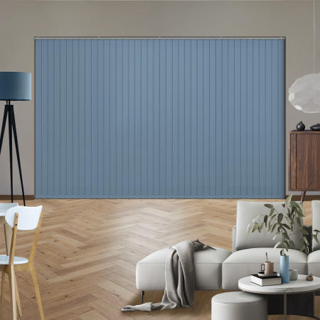 Origin Dusky Blue Vertical Blinds