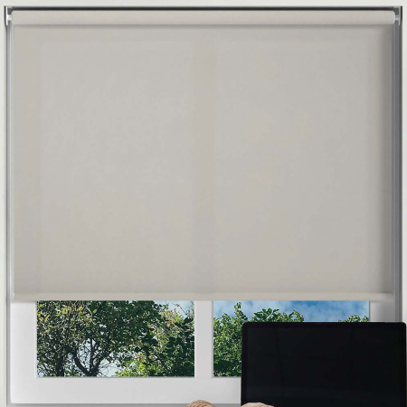 Origin Grey Whisper Cordless Roller Blinds Frame