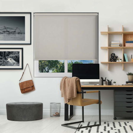 Origin Grey Whisper Cordless Roller Blinds