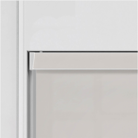 Origin Grey White Pelmet Roller Blinds Product Detail